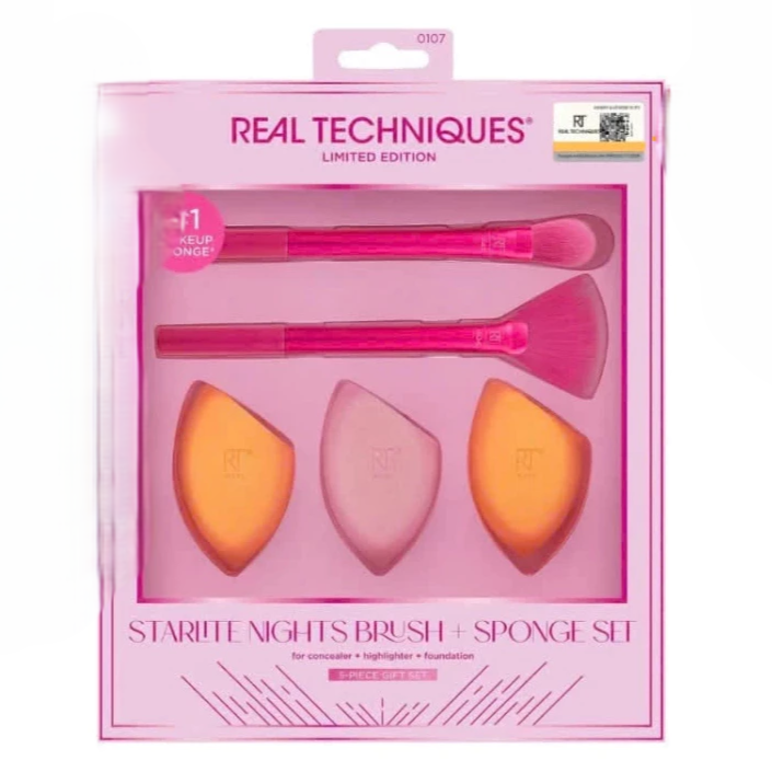 Bộ Cọ RT Real Techniques kèm mút Limited Edition Starlite Nights Brush 0107